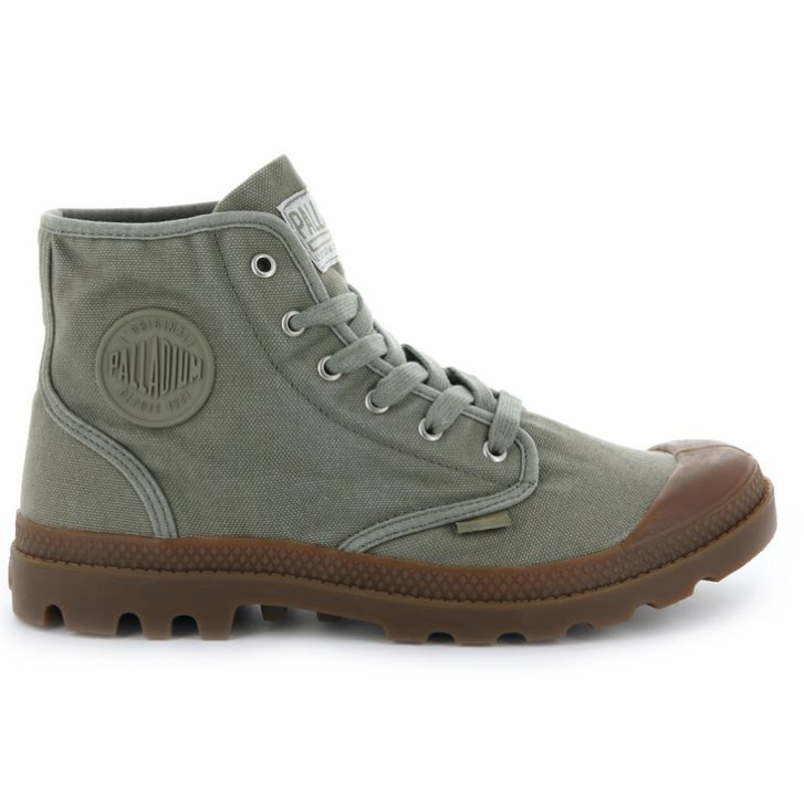 Bottes Palladium Pampa Hi Homme Vert Olive | FR FSL832E